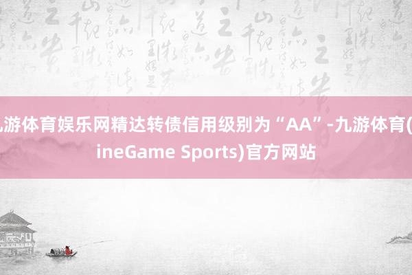 九游体育娱乐网精达转债信用级别为“AA”-九游体育(NineGame Sports)官方网站